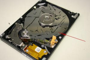 Shattered HDD